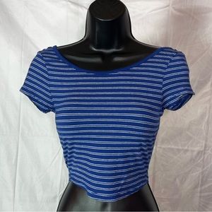 Striped crop top